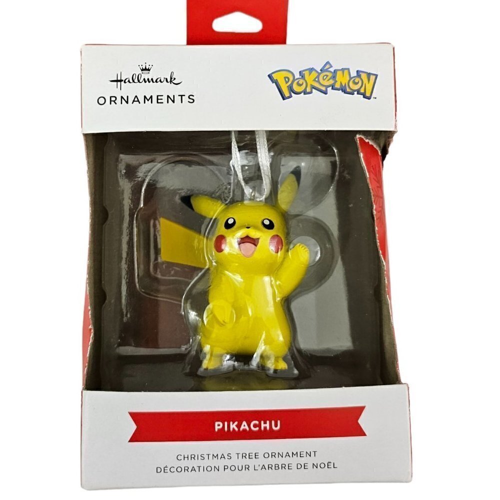 HALLMARK 2022 Pokémon Pikachu Christmas Tree Holiday Ornament**